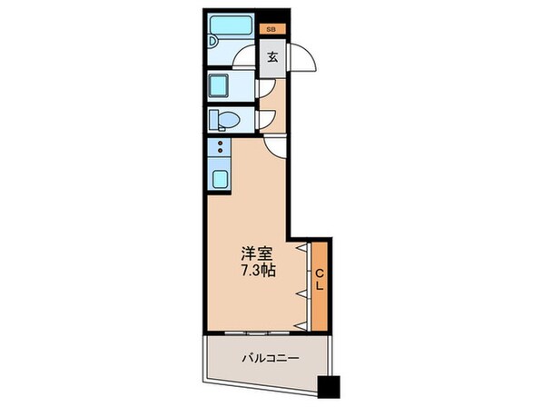 ﾗｲｵﾝｽﾞﾏﾝｼｮﾝ阿波座（602）の物件間取画像